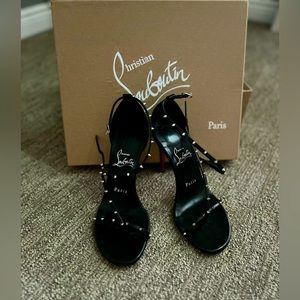 Sold out online Christian Louboutins with spikes! Size 36.5. Like new!